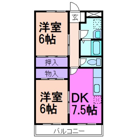 ロイヤルハイツ（マンション）の物件間取画像